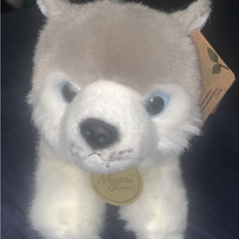 Small wolf stuff animal